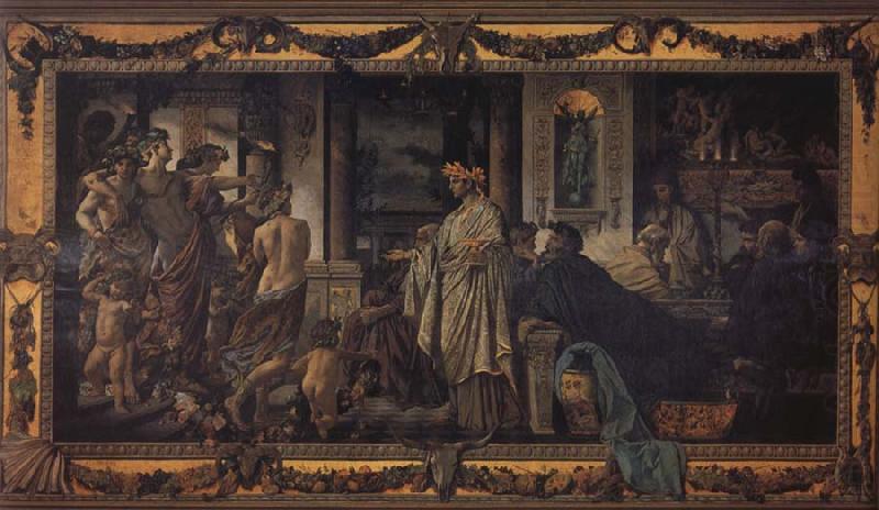 The Banquet 2nd Version, Anselm Feuerbach